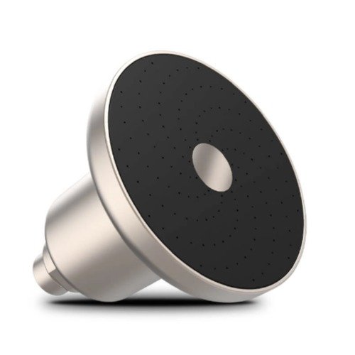 A luxurious, beautifully designed shower filter in high-end packaging